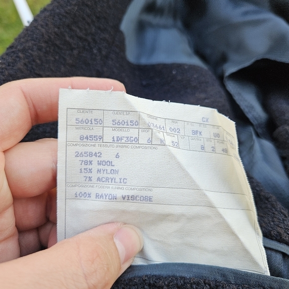 Ermenegildo Zegna Soft black boucle knit wool-blend jacket SEE MEASUREMENTS - Picture 7 of 8